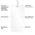 SmartSign Blank White Tag with Wire, 6 1/4" x 3 1/8", Pack of 25, Tear Proof Polypropylene