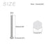 Hex Bolts (M10-1.5x100mm) 6Pcs, 304 Stainless Steel Fully Threaded Hex Head Screws for Furniture Repair