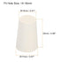 MECCANIXITY Rubber Tapered Plug 13mm to 17mm Solid Test Tubes Bungs Stopper White for Lab Home 12 Pieces