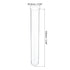 PATIKIL 9ml Plastic Test Tubes with Cork Stoppers, 40Pcs 100x15mm Tubes for Scientific Party Decoration Candy Bead Storage Bath Salt Lab Use, Clear