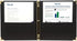 Samsill Classic Collection Executive Presentation 3 Ring Binder, Half Inch, Brass Round Ring, Holds 100 Sheets, Black