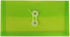 JAM PAPER Plastic Envelopes with Button & String Tie Closure, #10 Business Booklet, 5 1/4 x 10, Assorted Colors, 6/Pack