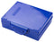 Caplugs Evergreen 258-6025-B30 Slide Storage Box. 25 Places, Polypropylene, Blue
