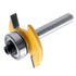 1/4 Inch 5/32 Inch Mesee Shank Biscuit Joiner Router Bit T Slot Router Bit with Bearing Guide Wood Biscuit Jointing
