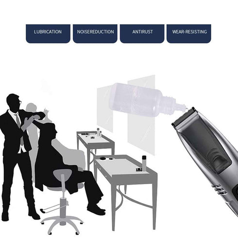 Generic Trimmer Care Lubricant Professional Blade Oil, Anti-Rust Protection, Easy Application Bottle, Enhances Shaving