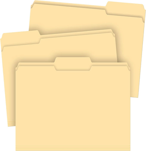 iScholar Manila File Folders, 12 Pack, Letter Size (31012)