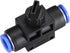 uxcell 10mm OD Pneumatic Air Flow Control Valve, Push-to-Connect Fitting, Union Straight, 5pcs