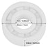 6000 2RS 10x26x8mm Ceramic Ball Bearing - Hilitand High Precision Full Ceramic ZrO2 Bearing