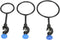3 Pcs Laboratory Support Stand Clamps, Iron Steel Black Coating Retort Clamp Set for Chemistry Lab