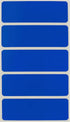 ChromaLabel 1 x 3 Inch Permanent Color Code Rectangle Labels, 150 Stickers per Pack, Dark Blue