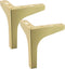 2pcs Metal Triangle Legs for Stable Furniture Support, 13cm Titanium Sofa and