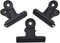 Coideal Black Bulldog Paper Clips, 2 Inch, 20 Pack Large Metal Hinge Clips for Food Bags, Photos, Office Supply