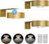 Xuolder 3Pack Picture Light Battery Operated Painting Lights for Wall Wireless Magnetic Display