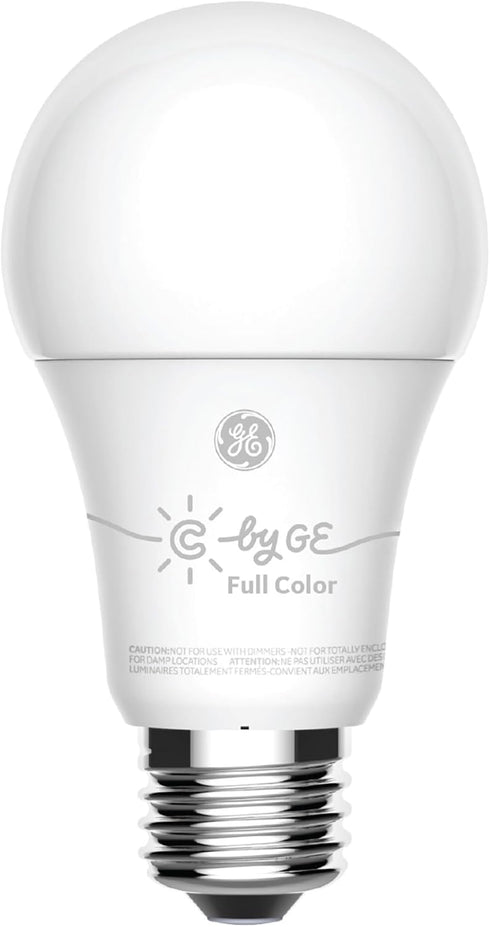 GE CYNC Smart LED Light Bulb, Full Color, Bluetooth Enabled, Alexa and