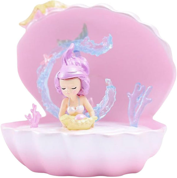 PRETYZOOM Table Lamps | Night Light Mermaid Teen Room Decor | Aesthetic Lamps for Bedroom Home Light Decor