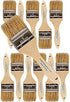 Pro Grade Chip Paint Brushes, 12 Ea 2 Inch Light Brown Chip Paint Brush