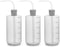 Chemical Wash Bottle, 3-Pack Plastic Safety Lab Squeeze Wash Bottle, LDPE with Narrow Mouth, 500 ml (8 oz)