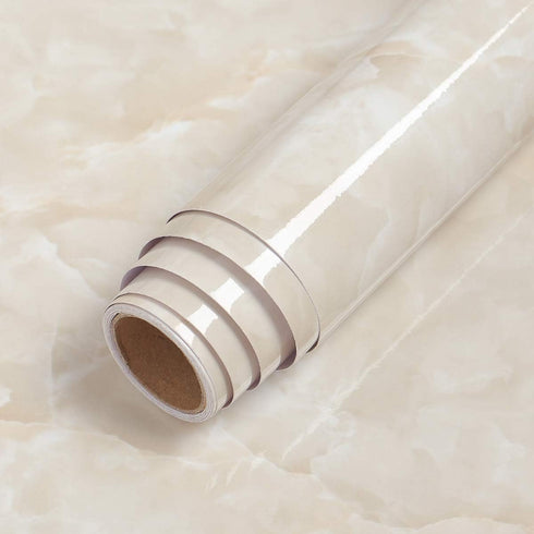 LACHEERY Marble Contact Paper for Cabinets, 12"x160" Decorative Self Adhesive Wallpaper for Kitchen Backsplash
