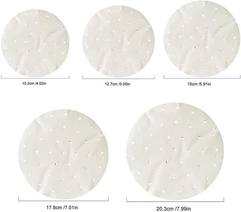Generic 100Pcs Tools(4in) Steamed Paper Buns Pastries Non-stick Dim Sum Bread Bakery Restaurant Kitchen Cooking