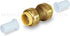 Everflow Supplies Pushlock UPSC12 Coupling, 1/2 Inch Long Push X Push for PEX, CPVC, Copper
