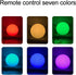 TTBDDDYH 7-Colors Sets Bedside Lamps, with Remote Control Portable LED Round Night Light, RGB Colors Changing