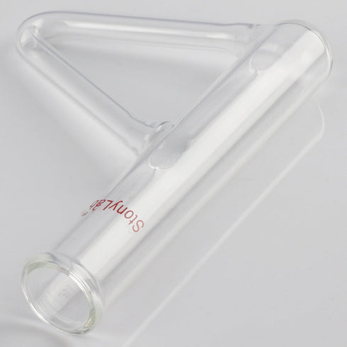 stonylab Thiele Melting Point Tube, Borosilicate Glass Measuring Point Lab Melting Point Tube, Triangle Shape, 150 mm