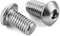 M8-1.25 x 20mm Button Head Socket Cap Screws Bolts, Stainless Steel 18-8 (304), Full Thread, Bright Finish, Quantity 25