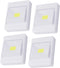UKCOCO 4Pcs Cob LED Cabinet Light Light for Home Use Easy Self