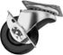 FactorDuty 12 Pack 2" Swivel Caster With Brake Wheels Hard Rubber Base with Top Plate & Bearing