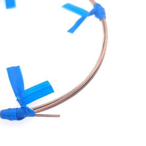 5 Feet High-Copper Wire Solder, Self-Fluxing, 18 Gauge Cadmium-Free, Made in USA by CRAFT WIRE