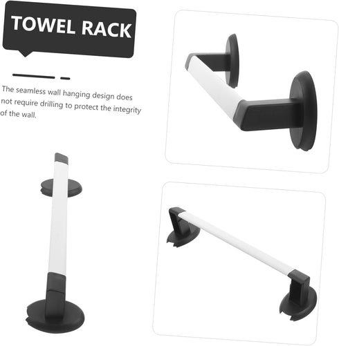 Ciieeo Wall Mounted Slipper Holder No Punching Shoe Rack for Bathroom Towel Bar Space Saving Organizer for Shoes