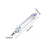 Pneumatic Cylinder, 16mm Bore 50mm Stroke Air Cylinder with Y Connector and Quick Fittings