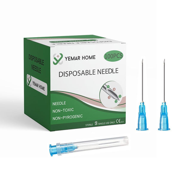 23 Gauge 1 Inch Needle (100 Pack) for Scientific Labs and Industrial Dispensing Accessories