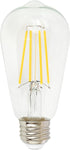 BoostArea LED Light Bulb, Pack of 2 LED Edison Bulb, 6 Watt Light Bulbs (60W Equivalent), 800 Lumens, 2700K Warm White, CRI 80+, 120V, E26 Base Led Bulbs, 25000 Hrs Lifespan, ETL Listed, Non-Dimmable by BoostArea