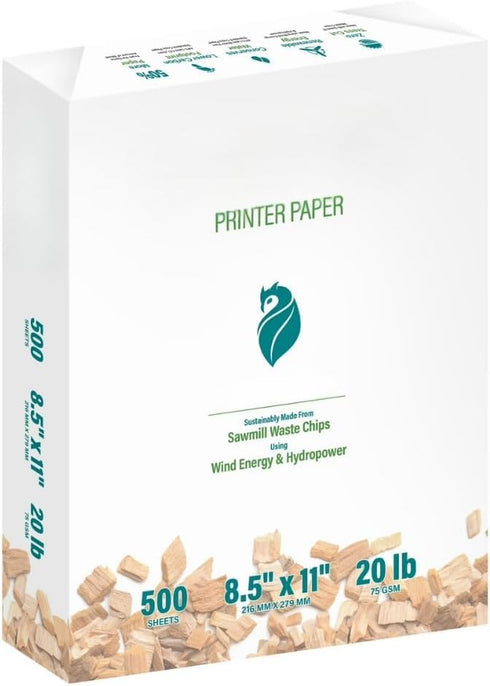 NGXSTR Multipurpose Printer Paper, 8.5 x 11 Inches, 20 lb, White, Letter Size,