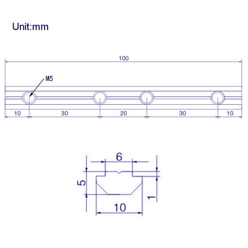 Straight Line Connector 3.9"Joint Bracket with M5 Screw for 0.24" Slot 2020 Series Aluminum Extrusion Profile, 10pcs/Pack (Black-Straight Bracket-20Series)