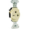Legrand Pass & Seymour 5851ICC8 20 Amp 250V Specification Grade Single Receptacle Outlet, NEMA 6-20R, Ivory (1 Count)