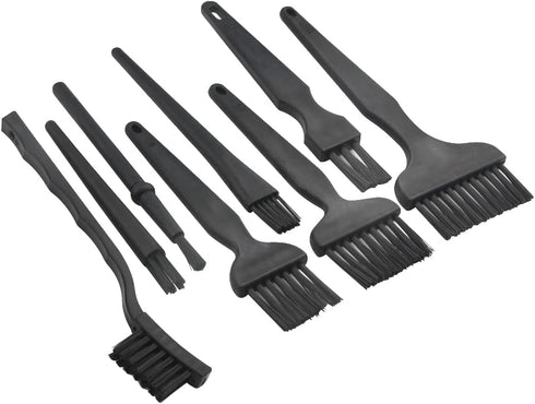 WMYCONGCONG 8 in 1 Plastic Handle Nylon Anti Static Brushes Cleaning Keyboard Brush Kit, Portable Nylon Cleaning
