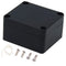 Zulkit Junction Box - IP65 Waterproof Outdoor Project Box, ABS Plastic Electrical Enclosure, Black 2.48 x 2.28 inch