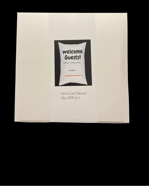 Hotel and Motel Key Card Envelope/Sleeve/Cover, Pack of 1000 Envelopes Per Box