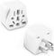2 Pack US Travel Plug Adapter, UK to US Plug Adapter, Universal to American Outlet Plug Adapter for Travel