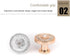 SANCHAKOU 10 1.22 1.1Inch Dresser Knobs Pcs * Single Hole Acrylic Cabinet Drawer Bedside Table Handle Chrome Color