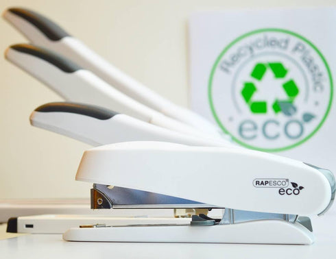 Rapesco ECO Spinna Stapler, Front Push-Button Loading, 50 Sheet Capacity