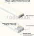 Rihvy 3 Packs 3 Closet 8 Inches Counter Under Cabinet Lighting Wireless, Rechargeable Motion Sensor Light Indoor