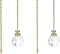 2 Pcs Ceiling Fan Pull Chain Ornaments 12 Inches Light Pull Beaded