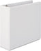 Wilson Jones 3 Inch White 3 Ring Binder, Basic Round Ring View Binder (W362-49W)