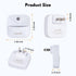 LuxLumin 4 Packs LED Night Lights Plug into Wall with Smart Dusk-to-Dawn Sensor, Automatically Turn on and Off,Night