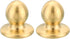 PATIKIL M10 Thread Lamp Finial Cap Knob, 2 Pack Brass Lamp Shade Harp