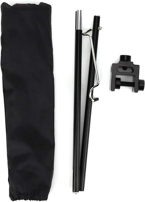 Lightweight Portable Folding Aluminum Lamp Stand for Camping - Includes Carry Bag