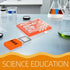 Set Osaladi Optical Experiment Kit for Physics Education Science Experiment with Concave Lens Convex Lens Triangular